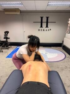 Experiencing deep tissue sports massage Manchester benefits at Hekas clinic