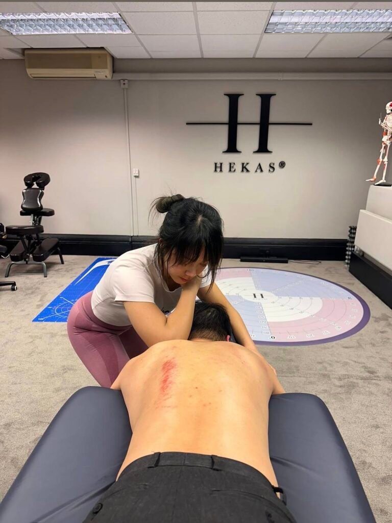 Experiencing deep tissue sports massage Manchester benefits at Hekas clinic
